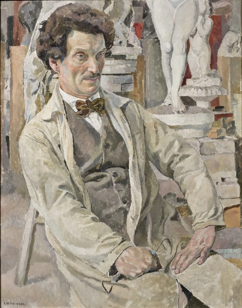 Ritratto della scultore Carl Eldh - Nationalmuseum, Stoccolma